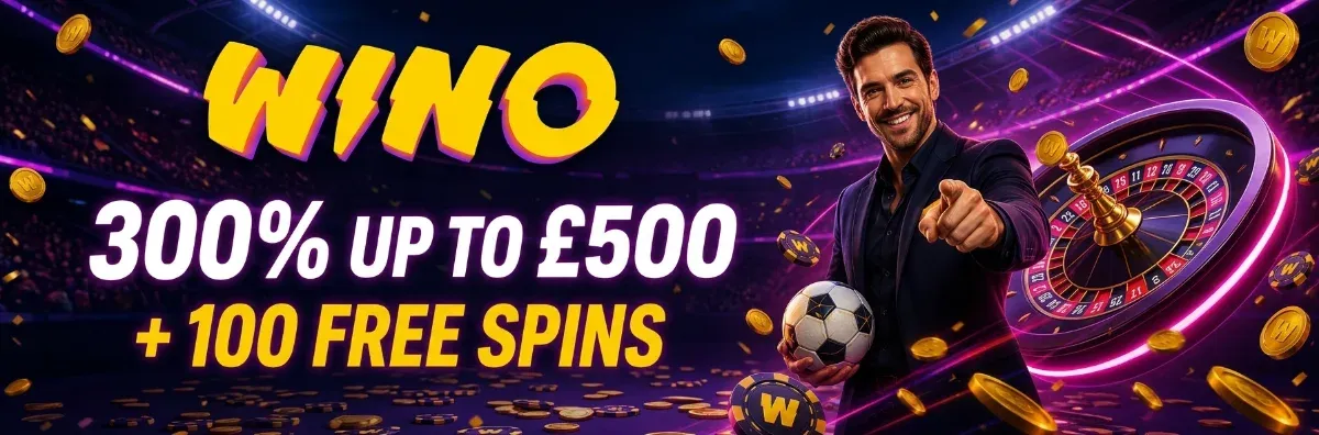 Wino Casino banner